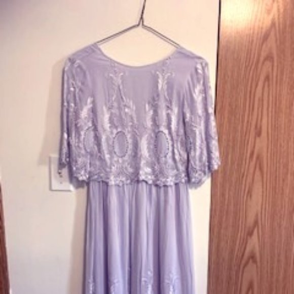 Asos Purple beaded Dress - Picture 1 of 4